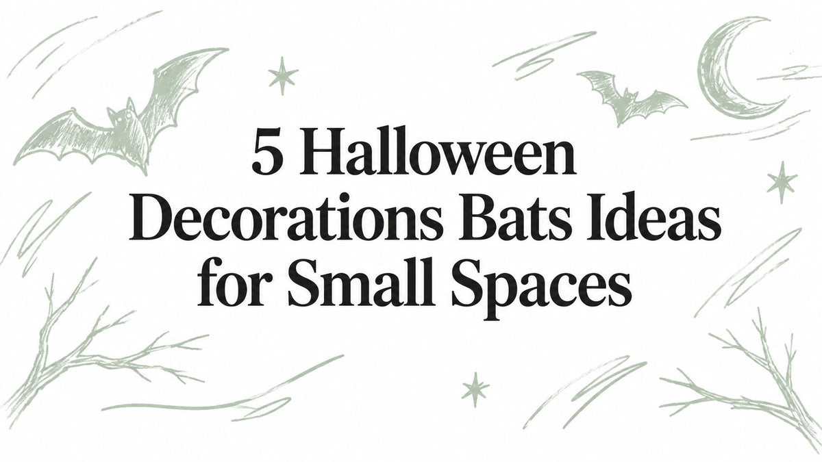5 Halloween Decorations Bats Ideas for Small Spaces