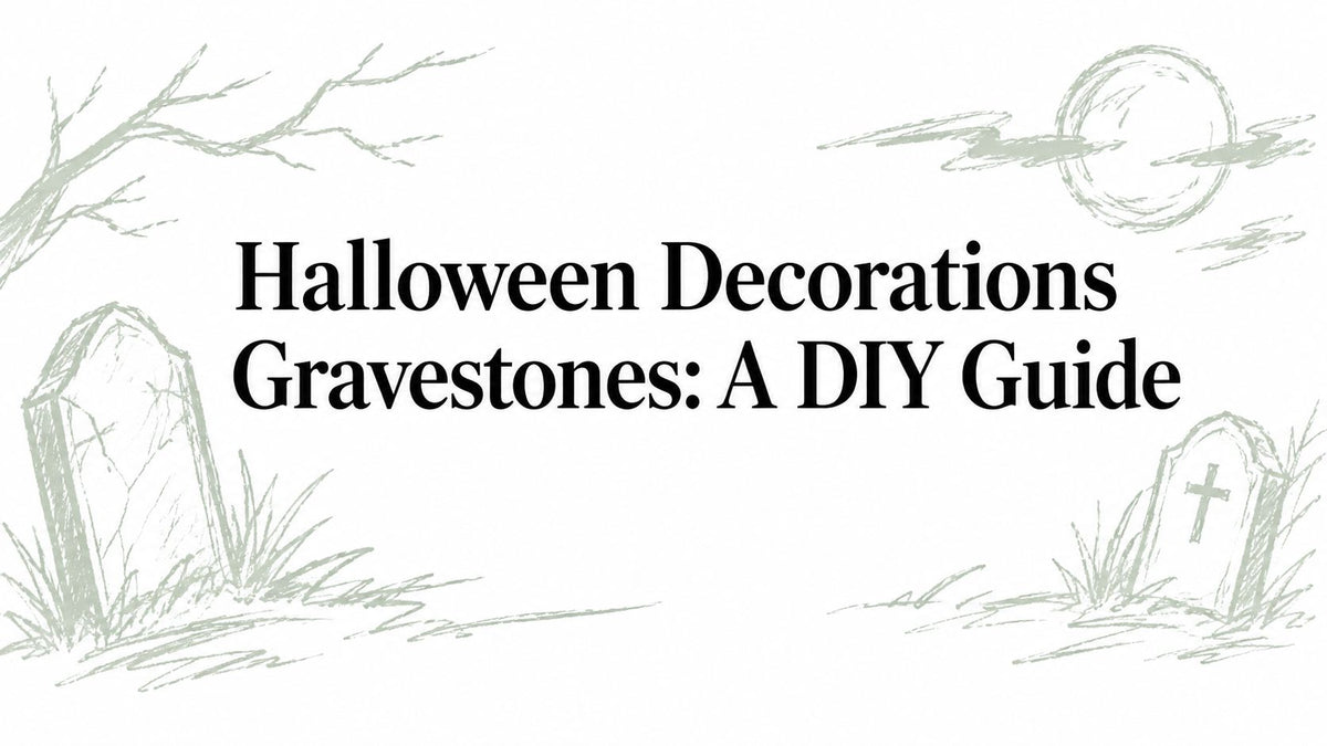Halloween Decorations Gravestones: A DIY Guide