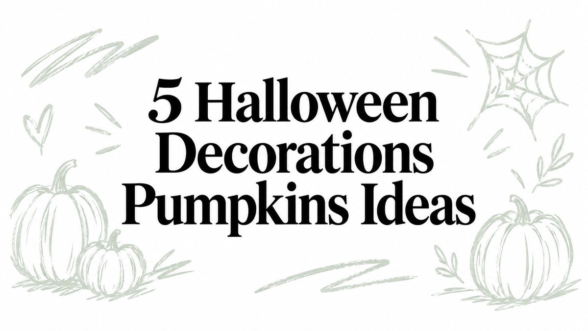 5 Halloween Decorations Pumpkins Ideas