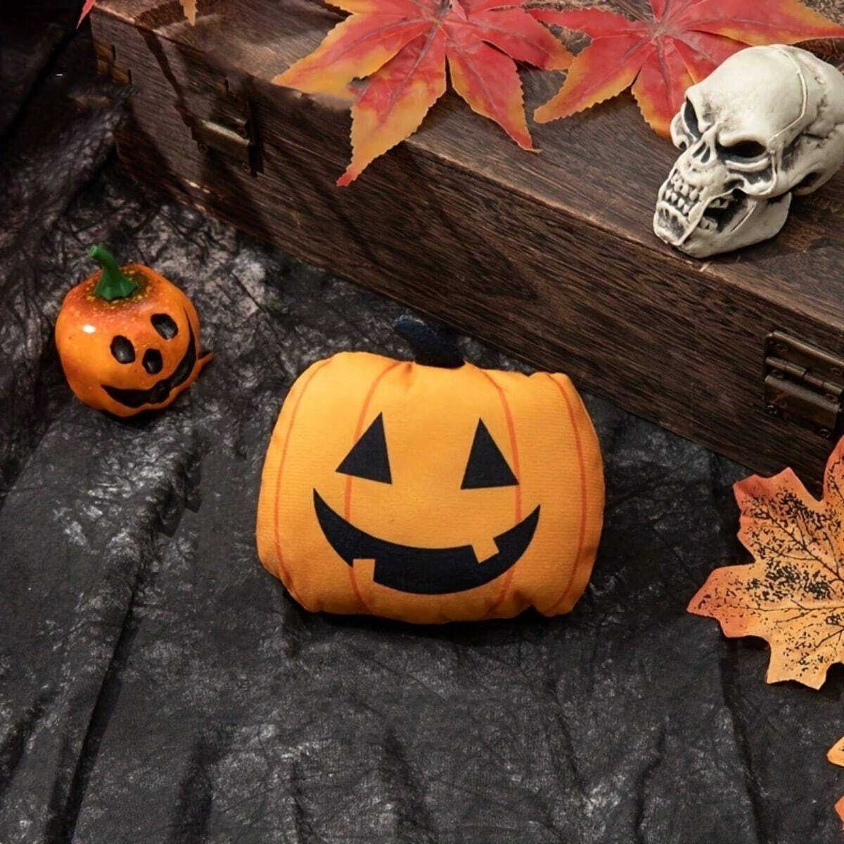 Halloween Mint Plush Cat Teaser Toys Set