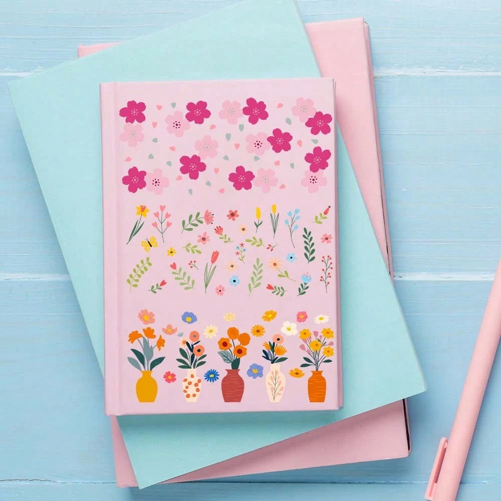 Spring Flower Pattern PVC Bottle Stickers Set