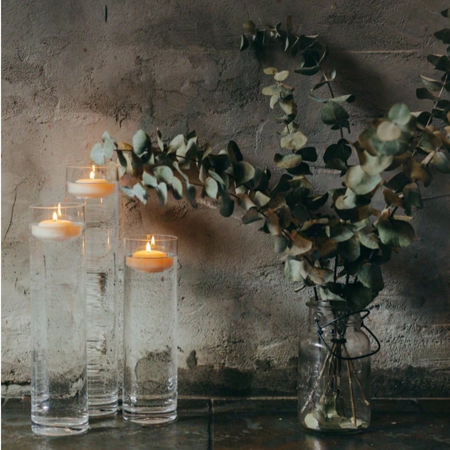 Round Floating Candles For Centerpieces And Events