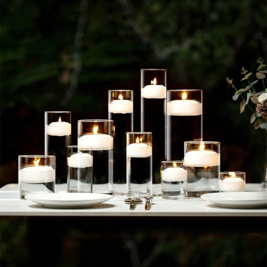 Round Floating Candles For Centerpieces And Events