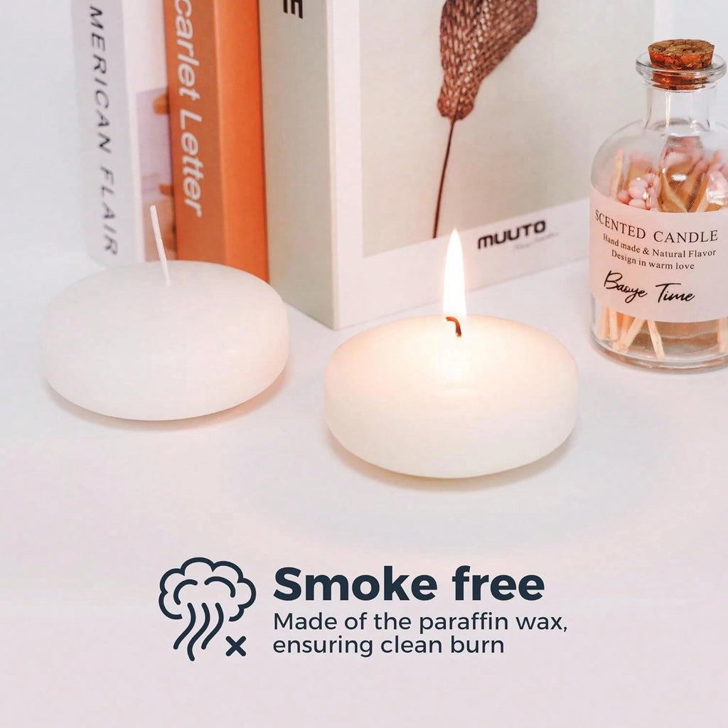 Round Floating Candles For Centerpieces And Events
