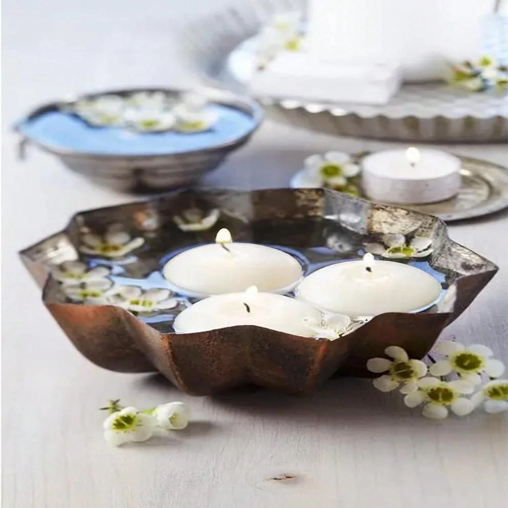 Round Floating Candles For Centerpieces And Events