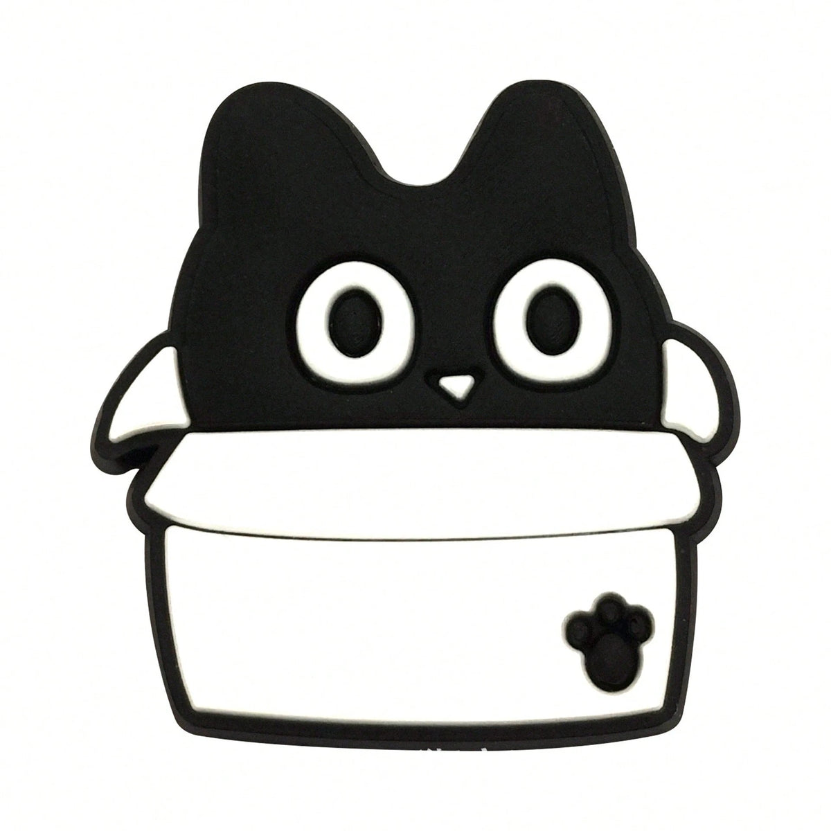 Lovely Black Cat PVC Shoe Charms Set 12-Piece