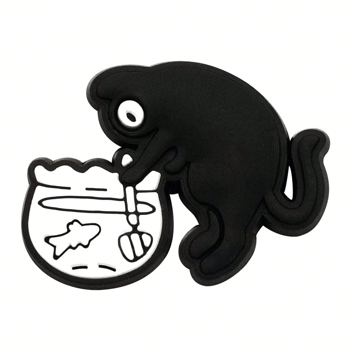 Lovely Black Cat PVC Shoe Charms Set 12-Piece