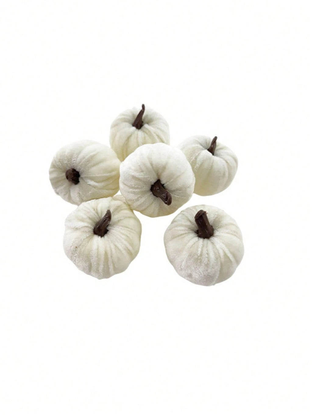 Faux Velvet Foam Fabric Pumpkin Fall Table Decorations