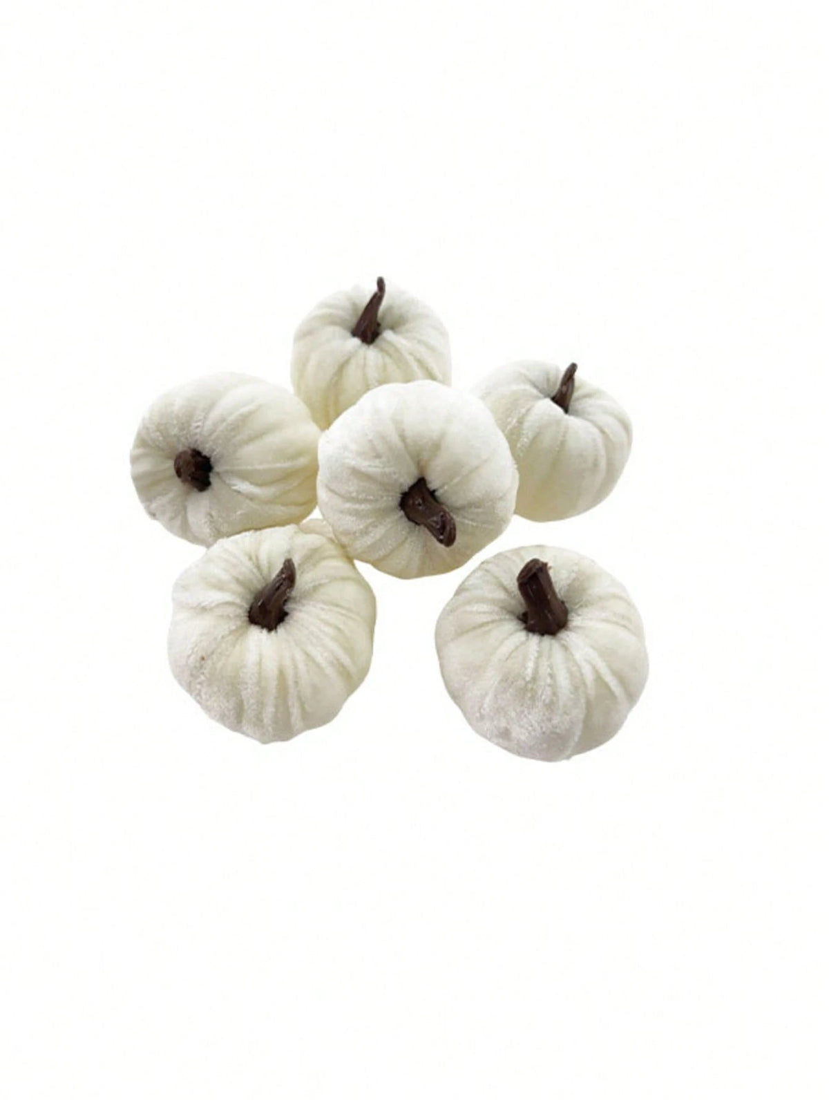 Faux Velvet Foam Fabric Pumpkin Fall Table Decorations