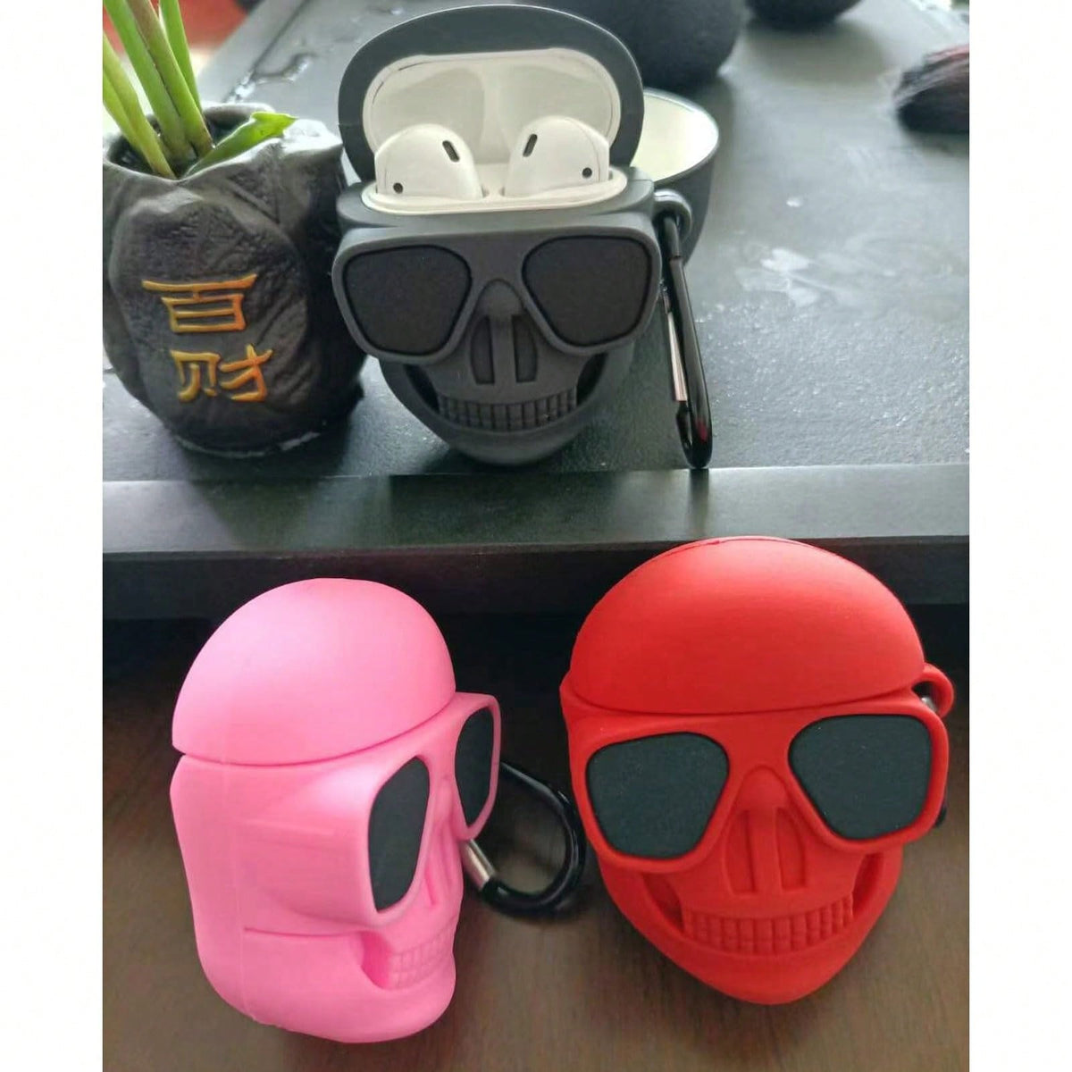 Skull Creative Soft Silicone Protective Case for AirPods