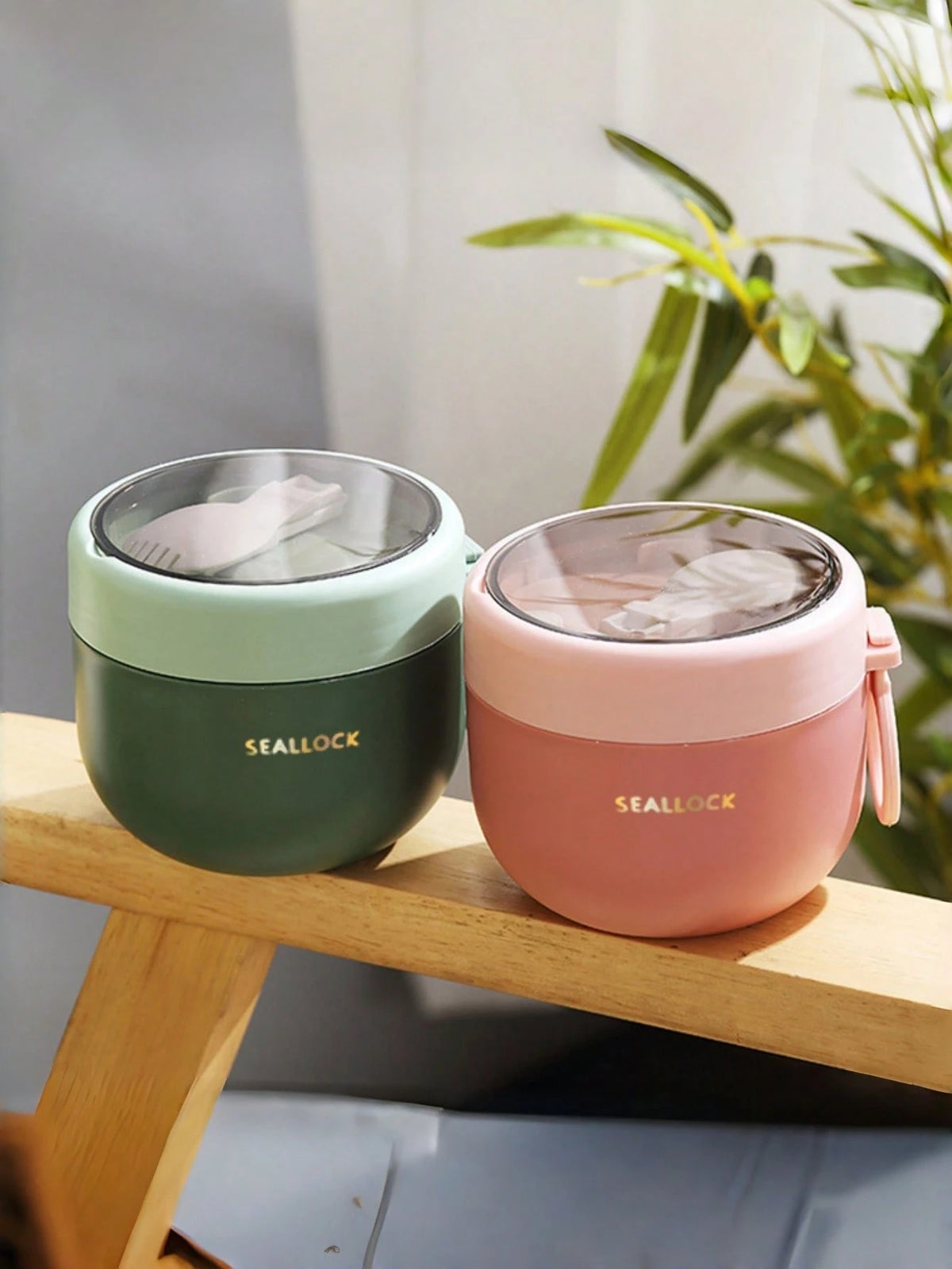 Portable Oat Yogurt Cup With Spoon 600ml