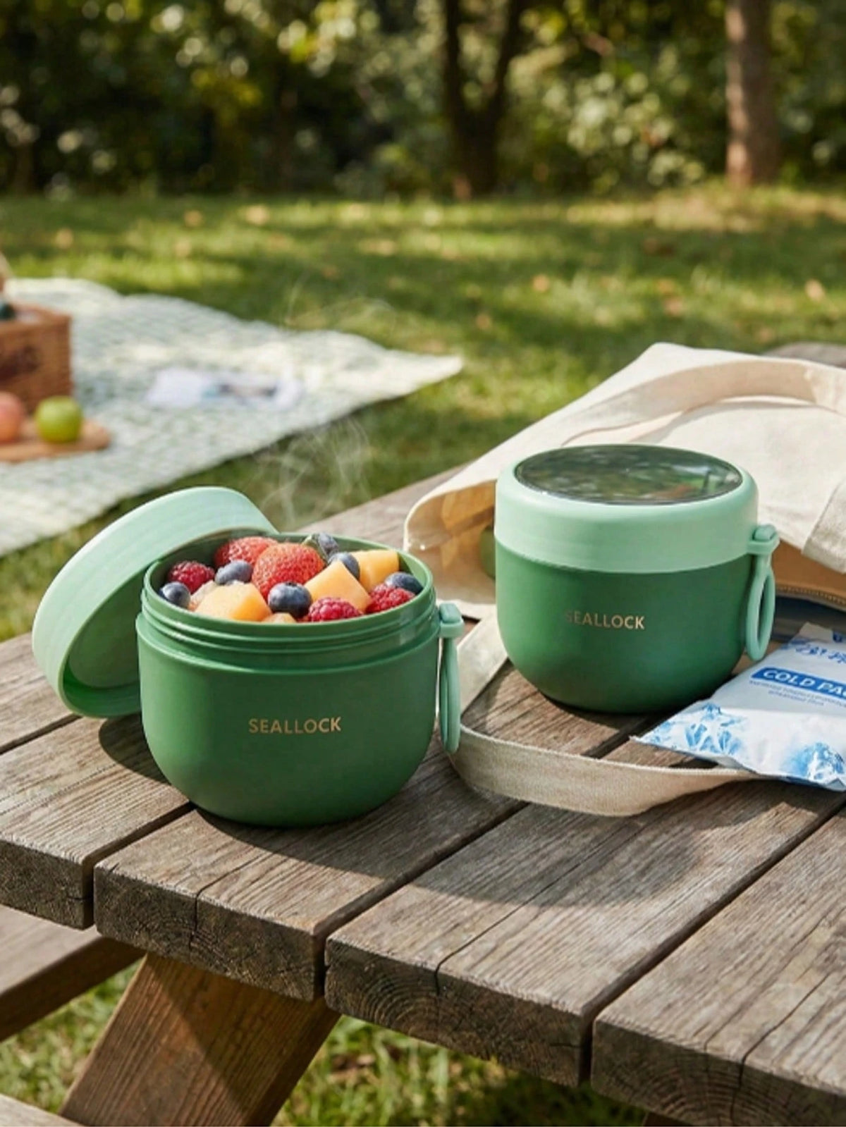 Portable Oat Yogurt Cup With Spoon 600ml