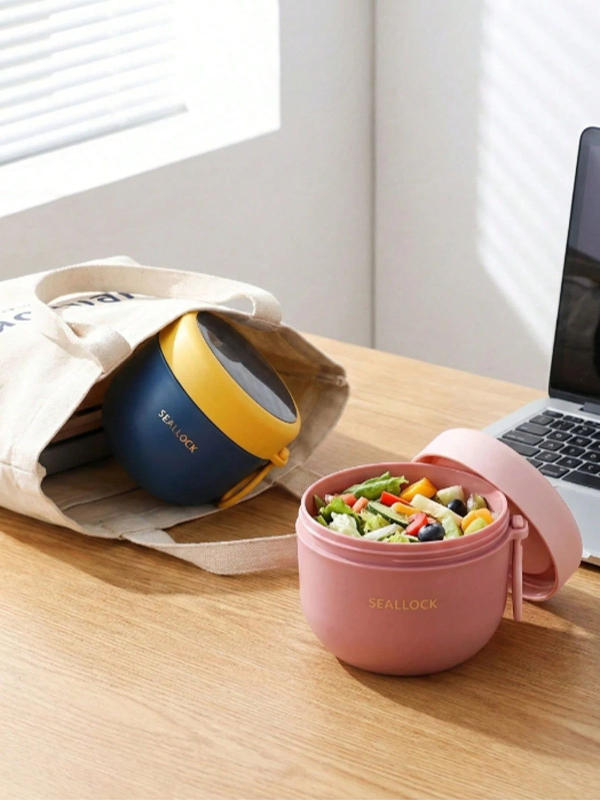 Portable Oat Yogurt Cup With Spoon 600ml