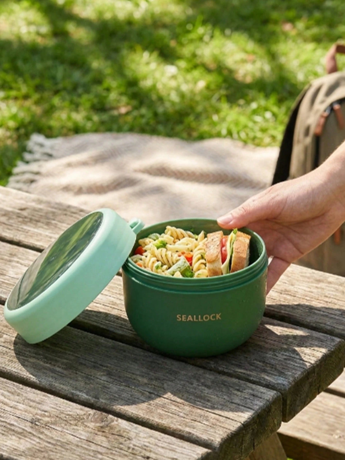 Portable Oat Yogurt Cup With Spoon 600ml