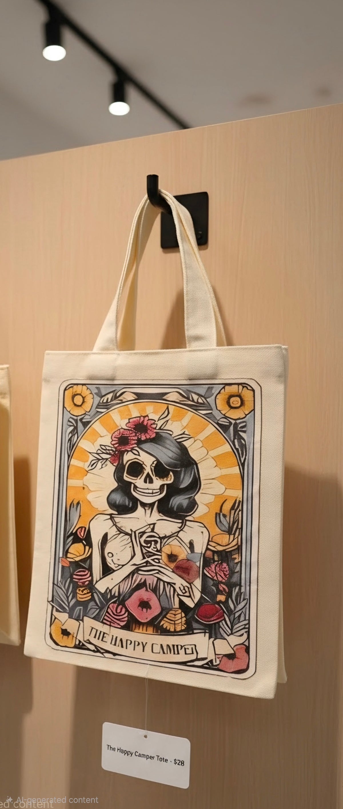 Happy Camper Mini Tote Bag