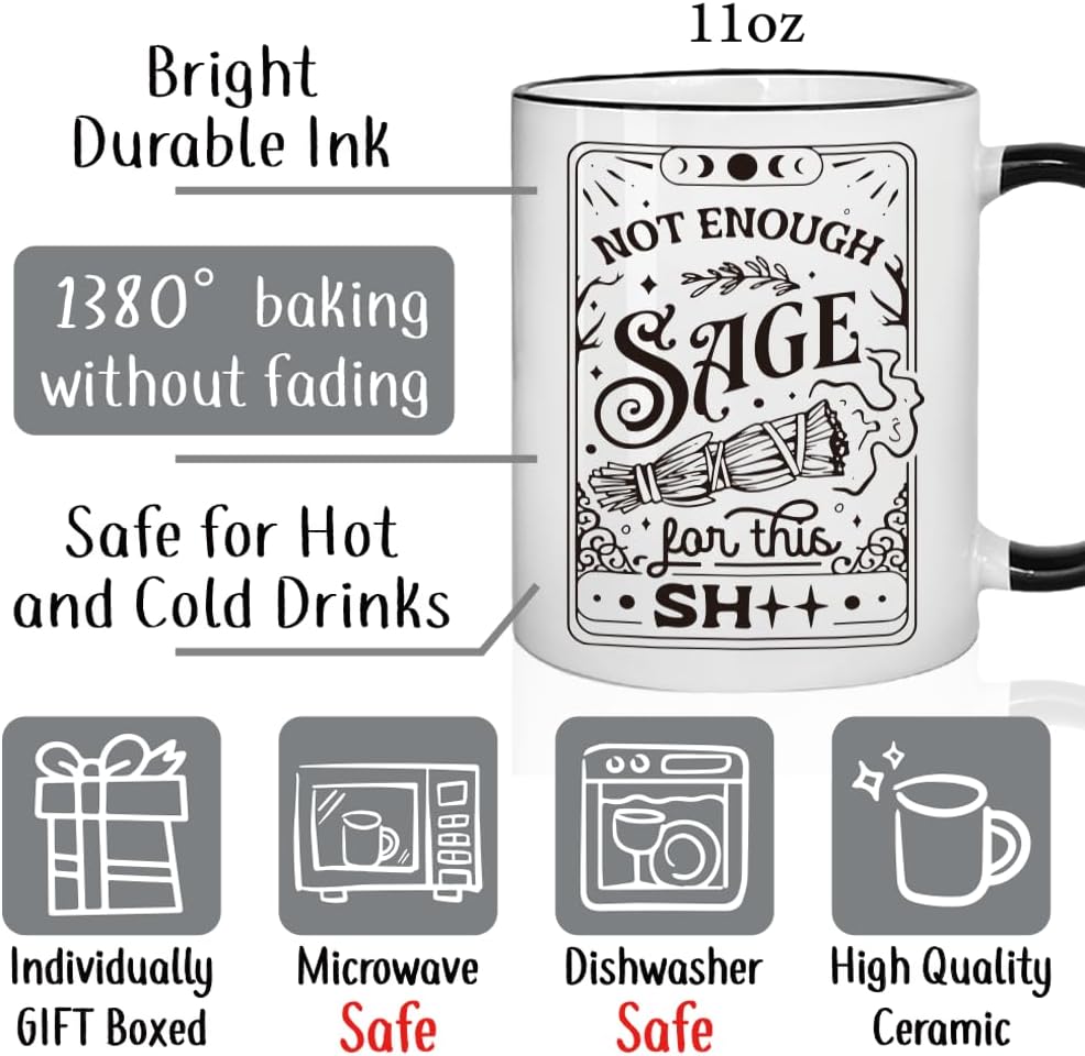 Puouoonyi Tarot Witchy Coffee Mug 325ml