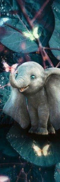 Enchanted Baby Elephant Digital Bookmark