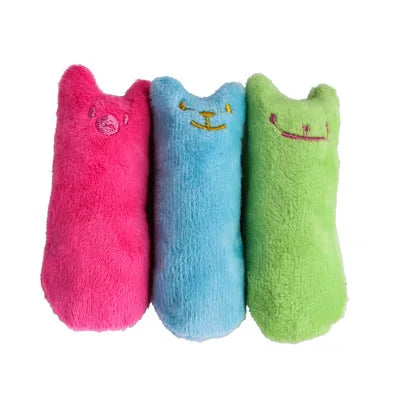 Interactive Catnip Plush Vocal Cat Chew Toy