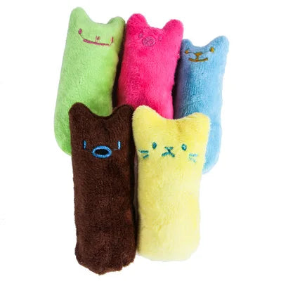 Interactive Catnip Plush Vocal Cat Chew Toy