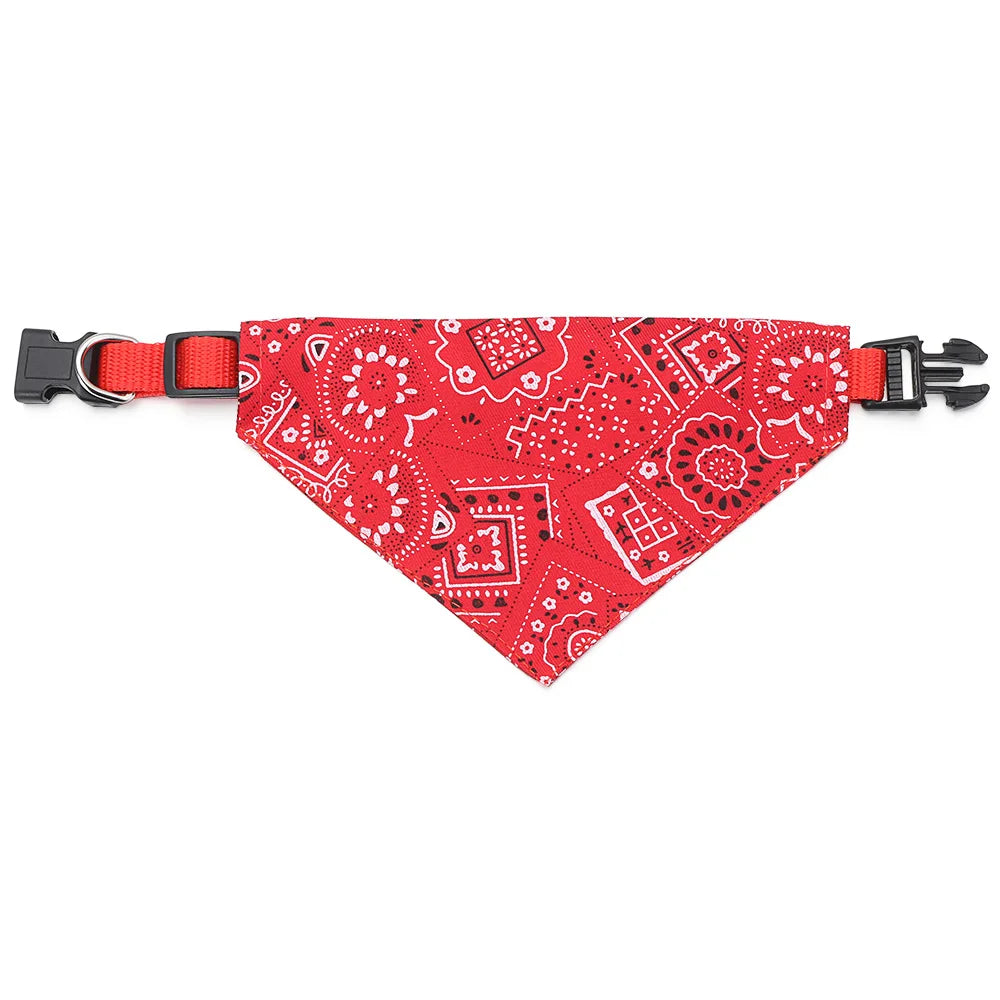 Adjustable Washable Pet Bandana Scarf Collar Bib