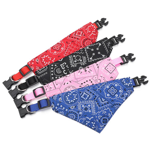 Adjustable Washable Pet Bandana Scarf Collar Bib