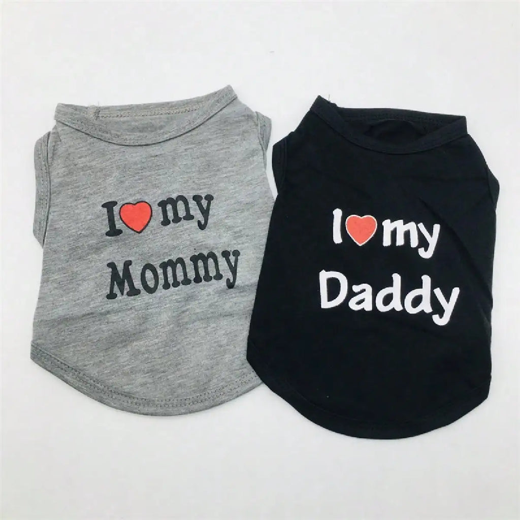 Summer Sleeveless Dog Vest Puppy T-Shirt