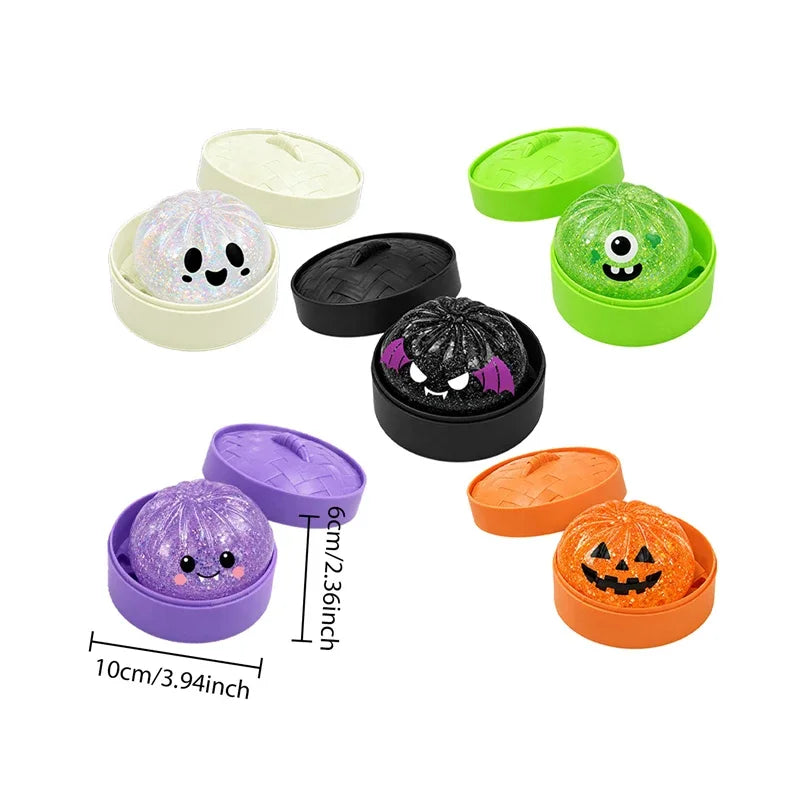 Halloween Ghost Dumpling Slow Rebound Squishy Toy