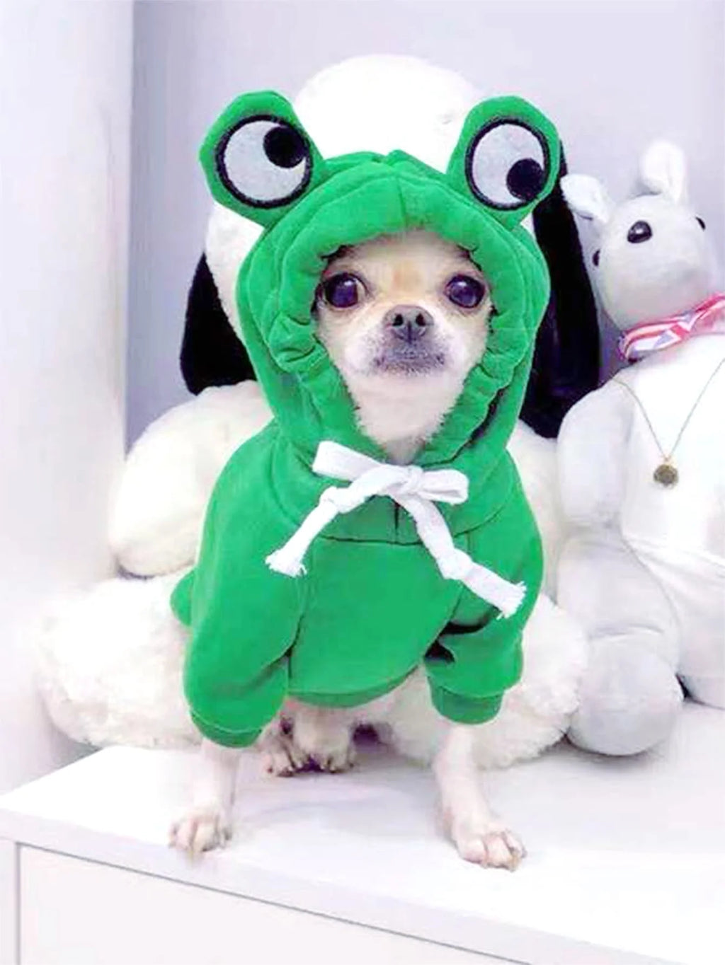 Cute Frog Pet Dog Hoodie Sweater