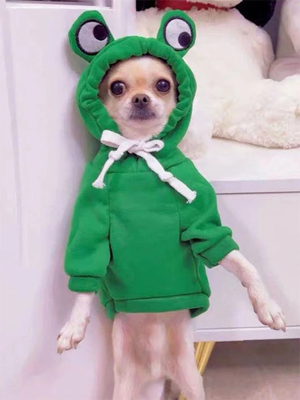 Cute Frog Pet Dog Hoodie Sweater