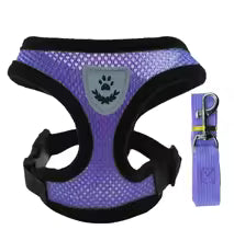 Adjustable Mesh Vest Pet Harness with Leash