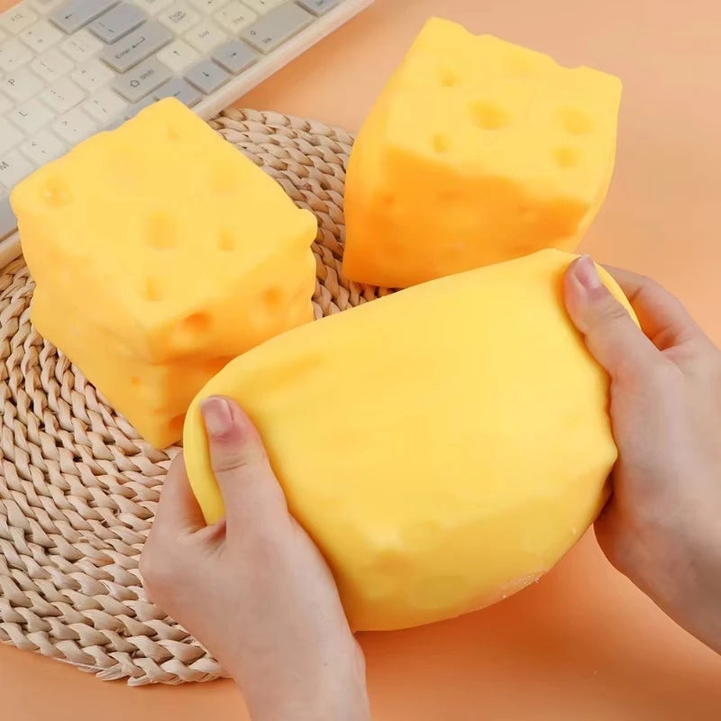 Giant Cheese Simulation Slow Rising Squeeze Squishy Toy