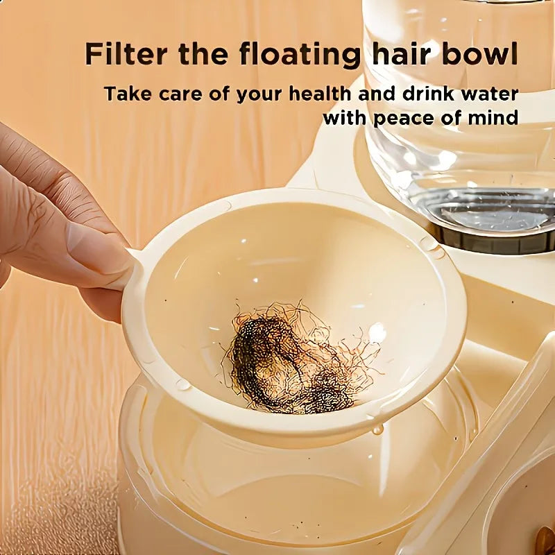 2-in-1 Large Pet Feeder and Water Dispenser