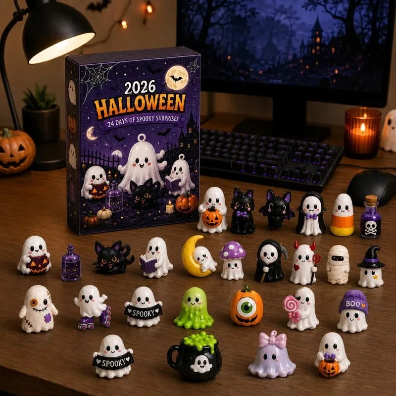 Halloween Horror Movie Mini Figures Advent Calendar 24-Piece
