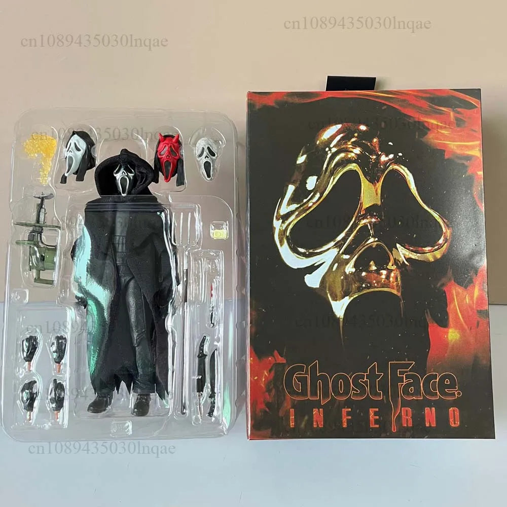 Figure Inferno Fire Ultimate Action Figure The Nun Billy Prey Horror Doll Model Toy Gifts Joint Movable Desktop Decor Gift