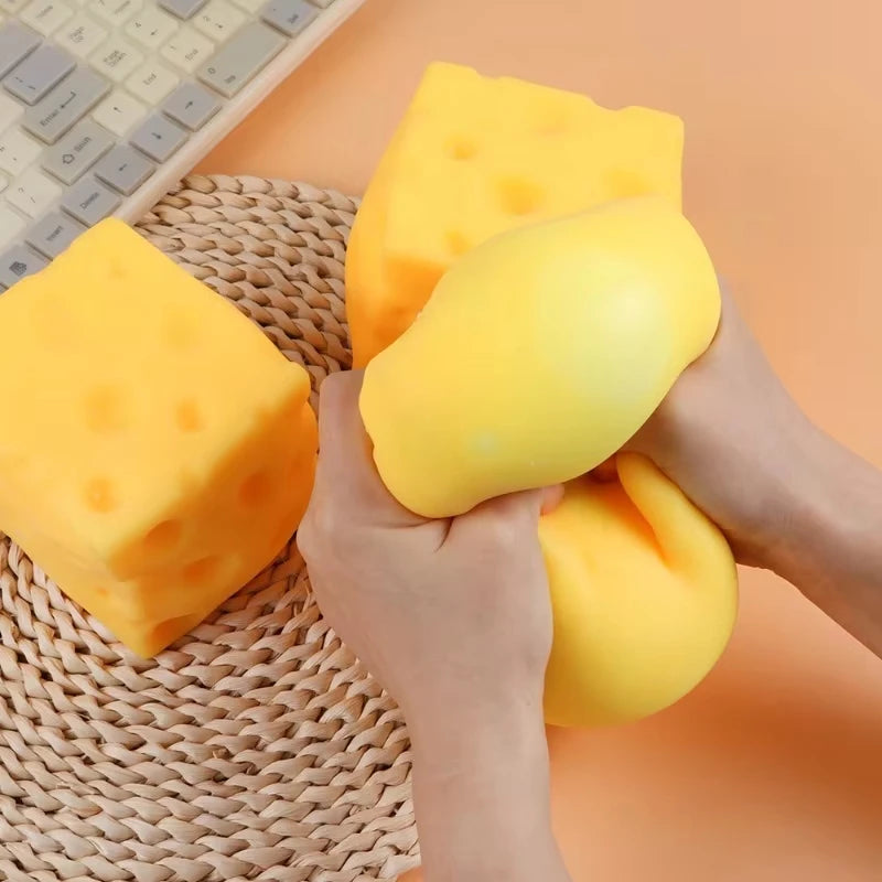 Giant Cheese Simulation Slow Rising Squeeze Squishy Toy