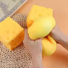 Giant Cheese Simulation Slow Rising Squeeze Squishy Toy