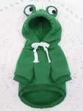 Cute Frog Pet Dog Hoodie Sweater