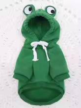 Cute Frog Pet Dog Hoodie Sweater