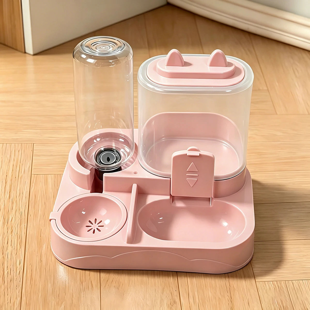 2-in-1 Large Pet Feeder and Water Dispenser