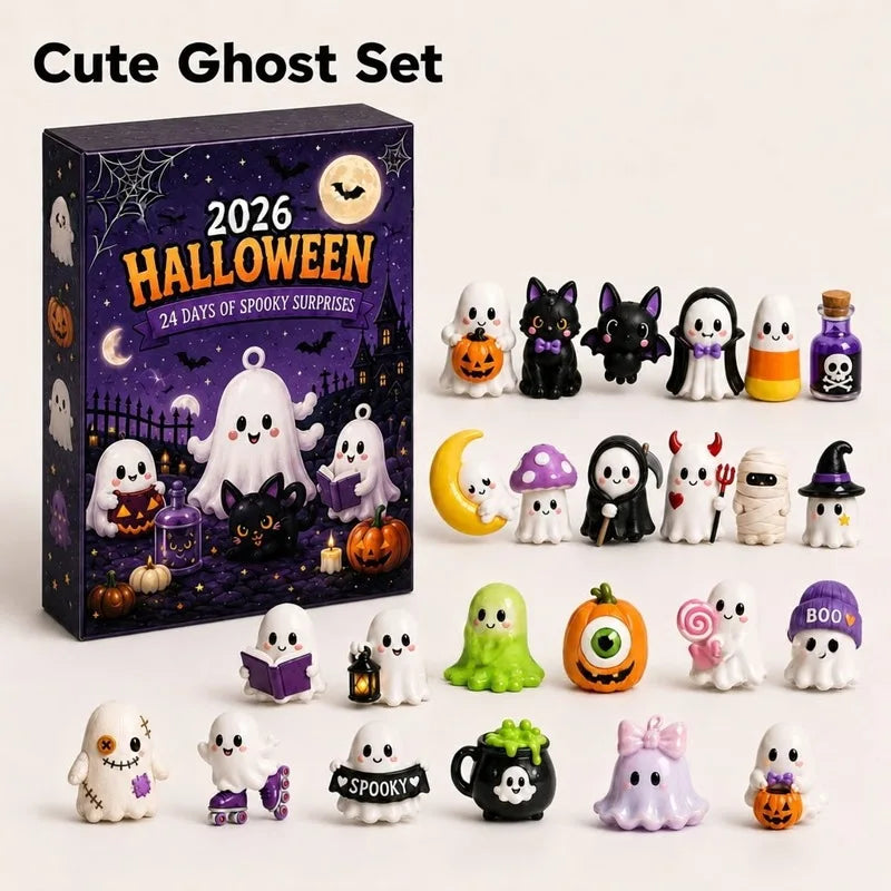 Halloween Horror Movie Mini Figures Advent Calendar 24-Piece