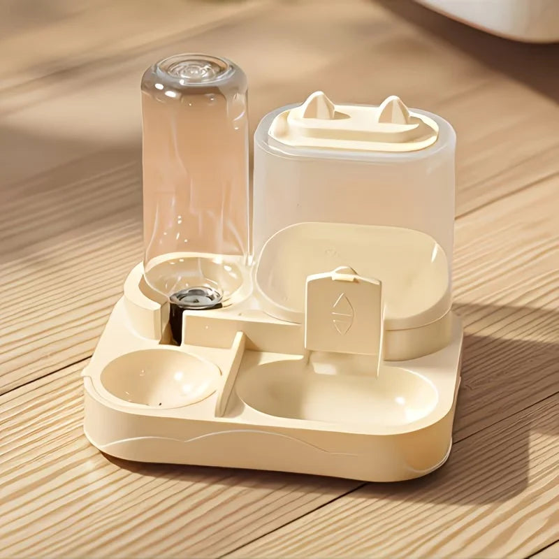 2-in-1 Large Pet Feeder and Water Dispenser