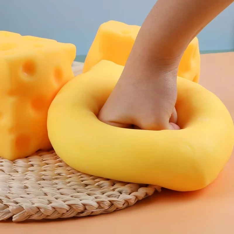 Giant Cheese Simulation Slow Rising Squeeze Squishy Toy