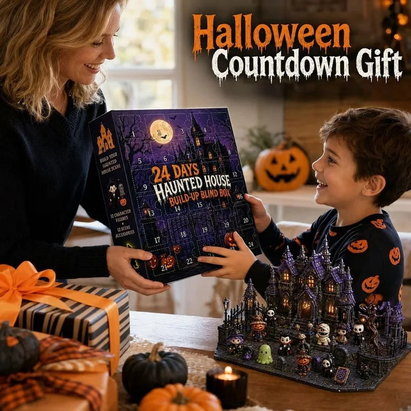 Halloween Horror Movie Mini Figures Advent Calendar 24-Piece