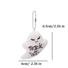 Halloween Pumpkin Head Cartoon Plush Keychain Pendant