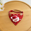 Christmas Pet Triangle Scarf Collar