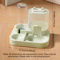 2-in-1 Large Pet Feeder and Water Dispenser