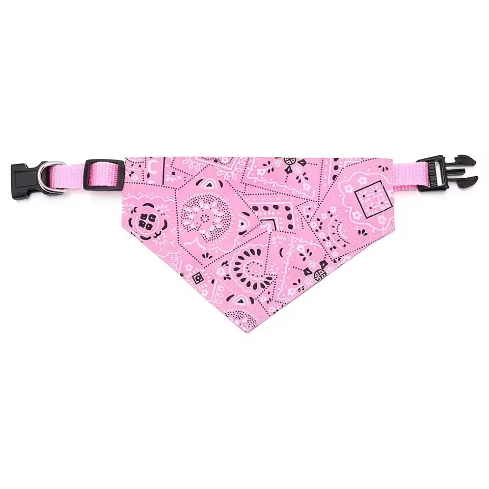 Adjustable Washable Pet Bandana Scarf Collar Bib