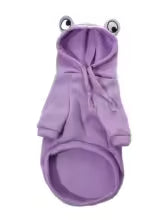 Cute Frog Pet Dog Hoodie Sweater