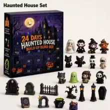 Halloween Horror Movie Mini Figures Advent Calendar 24-Piece