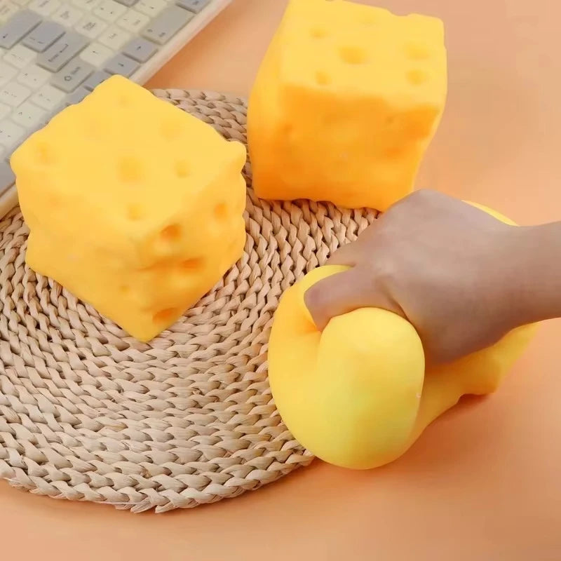 Giant Cheese Simulation Slow Rising Squeeze Squishy Toy